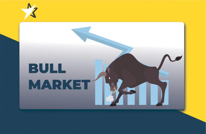 Thị trường tăng giá Bull Market là gì? Tìm hiểu thị trường theo chiều giá lên. Làm sao để tận dụng thị trường tăng giá Bull Market để đầu tư kiếm lời